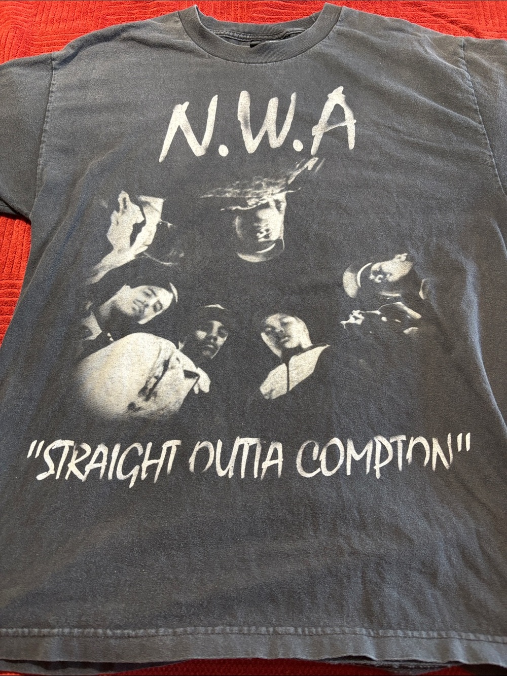 Vintage 90’s  N.W.A “ Straight out of Compton , Ruthless Record tag , $84